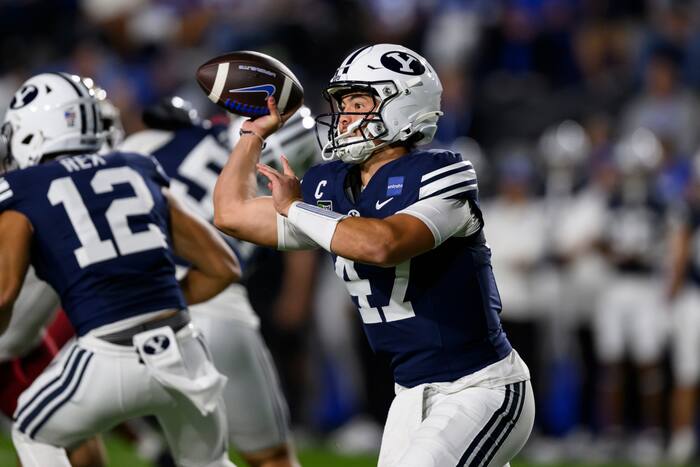 Bear Bachmeier leads No. 8 BYU past Iowa State