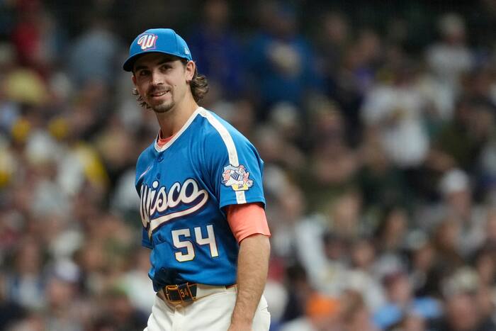 Brewers name Gasser to start Game 4 against Padres