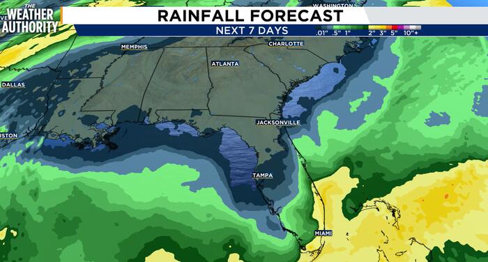 Florida set for sunny, dry weather through the week
