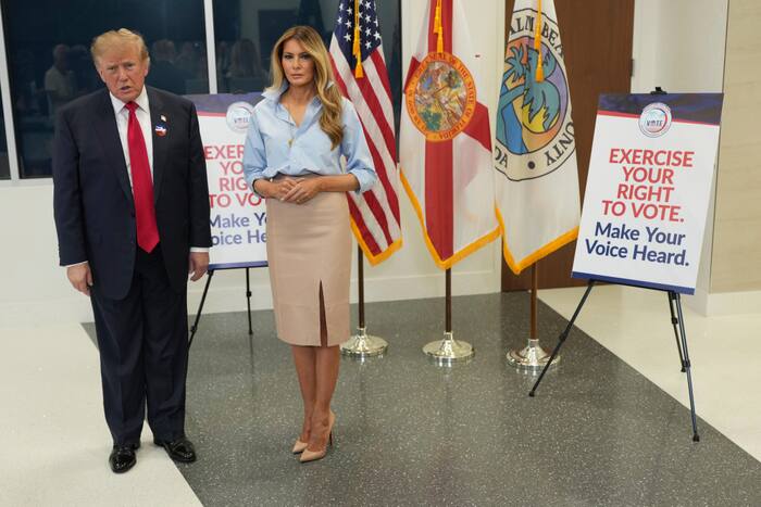 President Trump Casts His Early Midterm Ballot in Florida