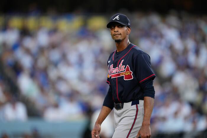 Ray Kerr strikes out Ohtani in Braves NLDS game