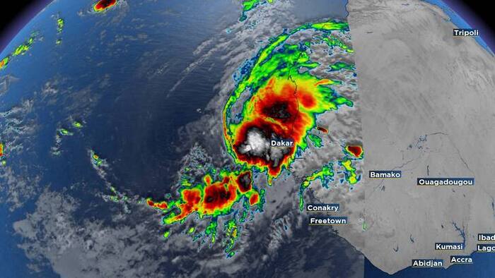 Tropical Storm Gonzalo forms in the Atlantic