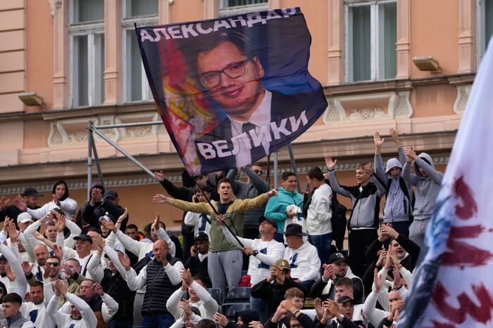 Serbian populist leader Aleksandar Vucic returns to tragedy-hit Novi Sad for preelection rally