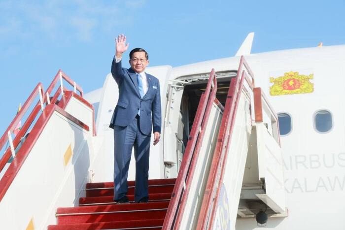 Myanmar military leader visits Malaysia to discuss repatriations