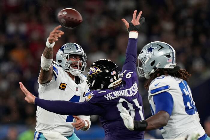 Ravens edge rusher Hendrickson out for Titans game