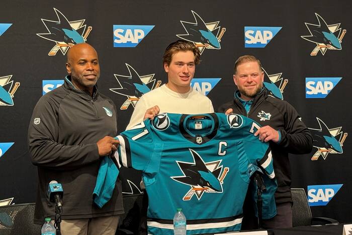 Macklin Celebrini Named Youngest Captain in San Jose Sharks History
