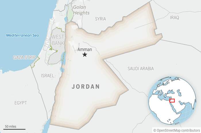 Gunmen open fire at church funeral in Jordan, killing six