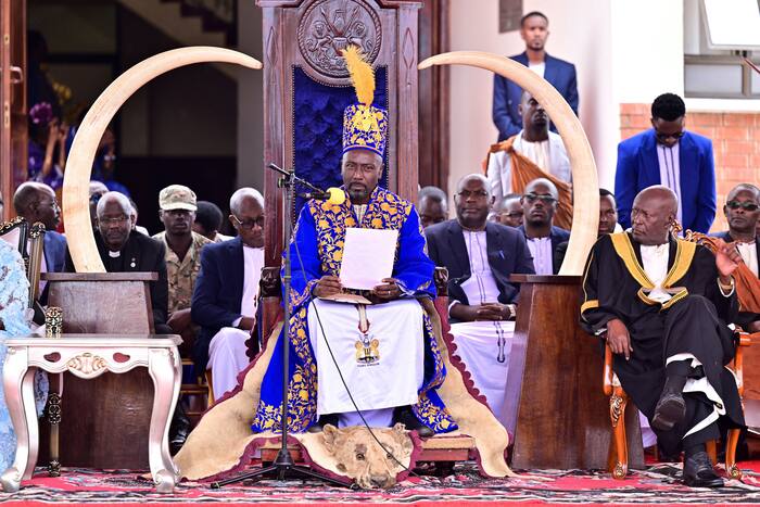 A TV journalist is crowned king of a traditional monarchy in Uganda