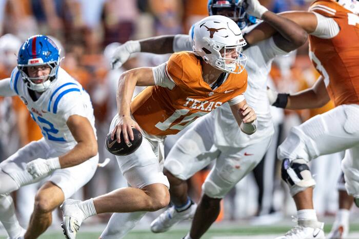 Arch Manning leads Texas past Ole Miss after two-game losing streak