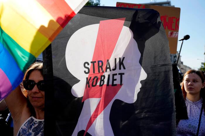 Polish women protest against strict abortion laws and government inaction