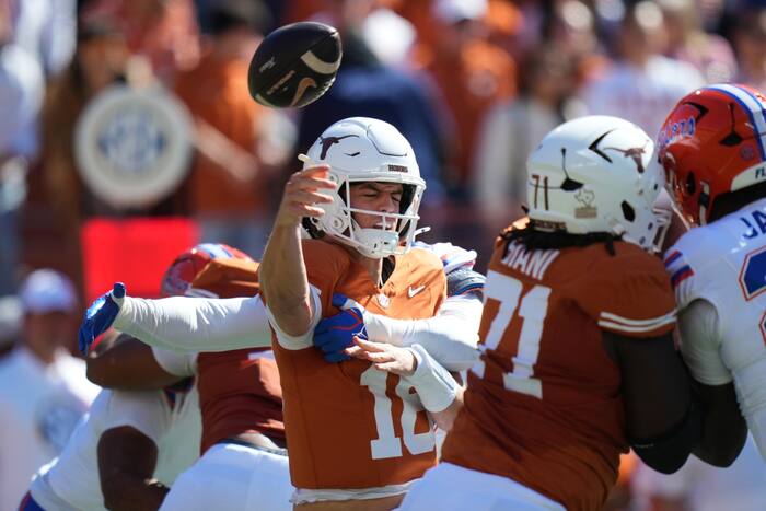 Texas falls from No. 1 to two losses as playoff hopes fade