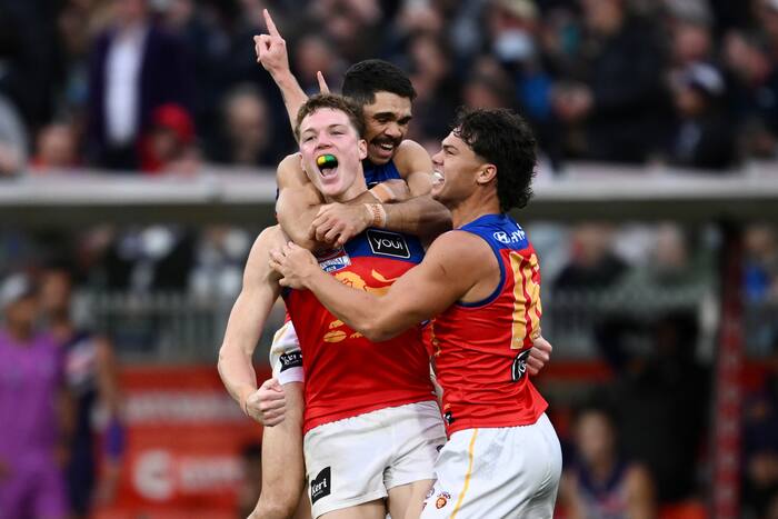 A three-peat for the Brisbane Lions: a trio of Australian rules football titles in a row