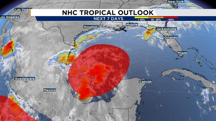 Gulf system is now classified as Invest 92L. Isaias is next on the list