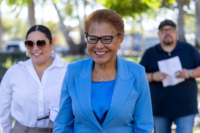 Los Angeles mayor Bass seeks second term against socialist-backed Raman
