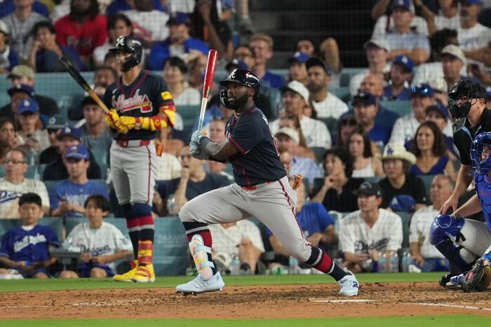 Braves beat Dodgers to tie National League Division Series