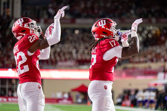 Lee Beebe Jr. rushes for 203 yards and No. 4 Indiana holds off surprising Northwestern 29-23