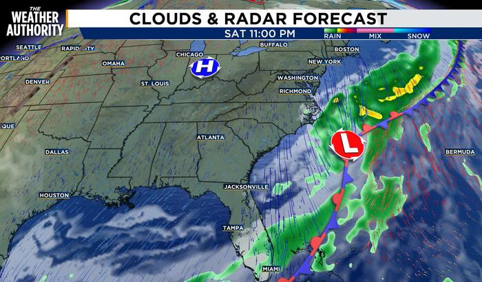 Northeasterly winds raise tidal flooding and rip current risks