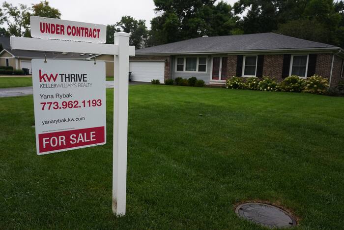 US home sales rise monthly but fall year-on-year as rates surge