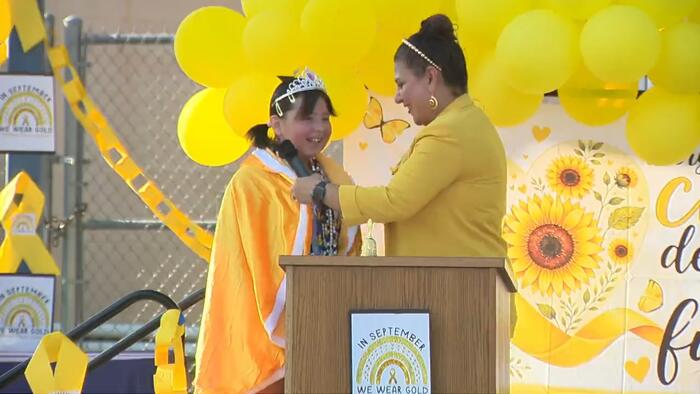 Edgewood ISD celebrates third grader’s return after cancer treatment