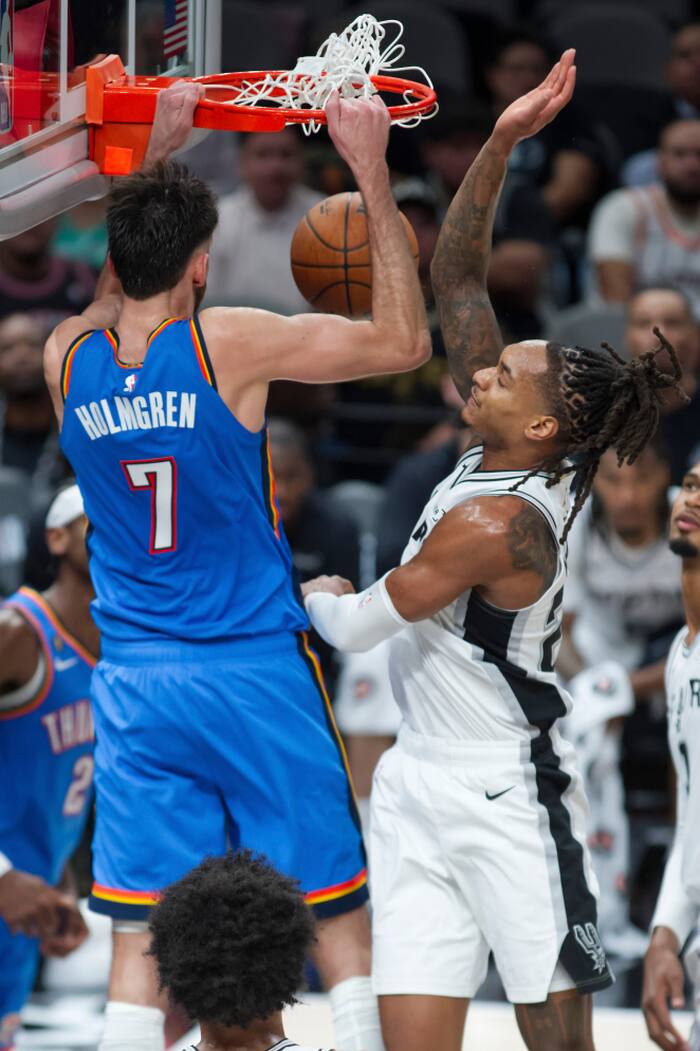 Thunder defeat Spurs 116-104 in season opener