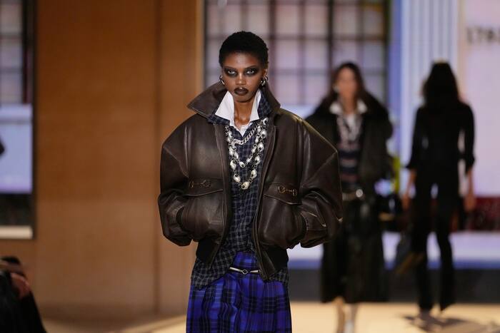 Demna sells a new Gucci fantasy as Moschino’s new designers loosen up the joke
