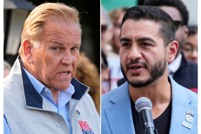 Trump campaigns in Michigan for Republican Senate candidate Rogers