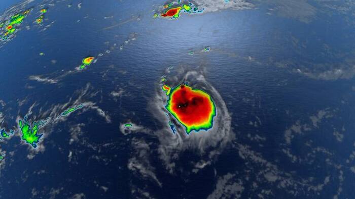 The little storm that could. Fay becomes a tropical storm once again