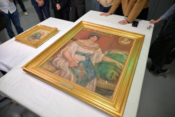 DNA evidence helps French police recover two stolen Renoirs