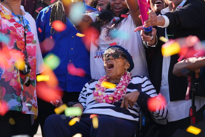 Opal Lee marks 100th birthday launching Juneteenth museum