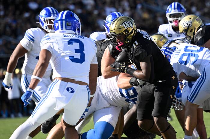 UCF beats No. 2 BYU 39-31 in double overtime thriller