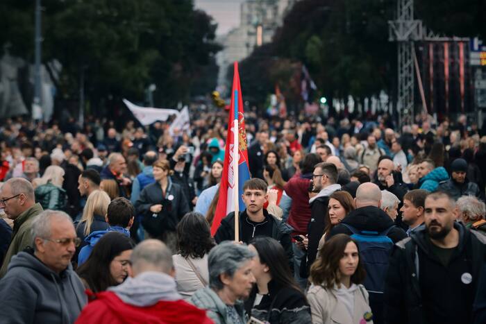 Serbia votes in election between Vucic and student-led opposition