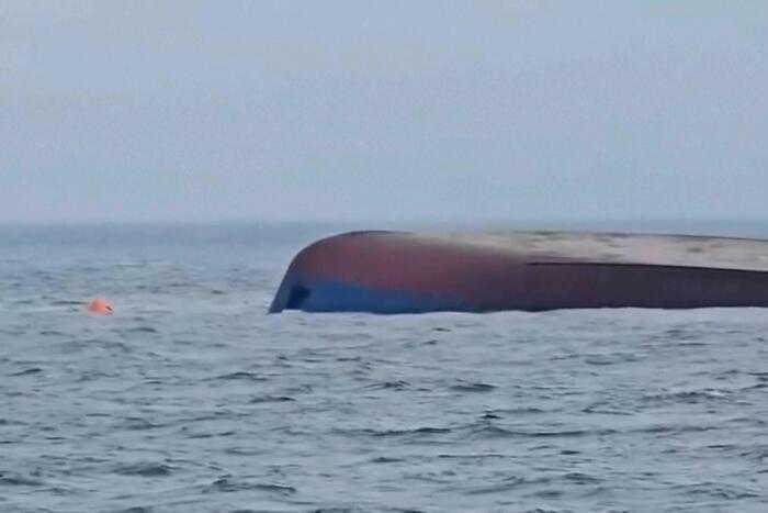 Drone sinks cargo ship in Black Sea attack near Romania