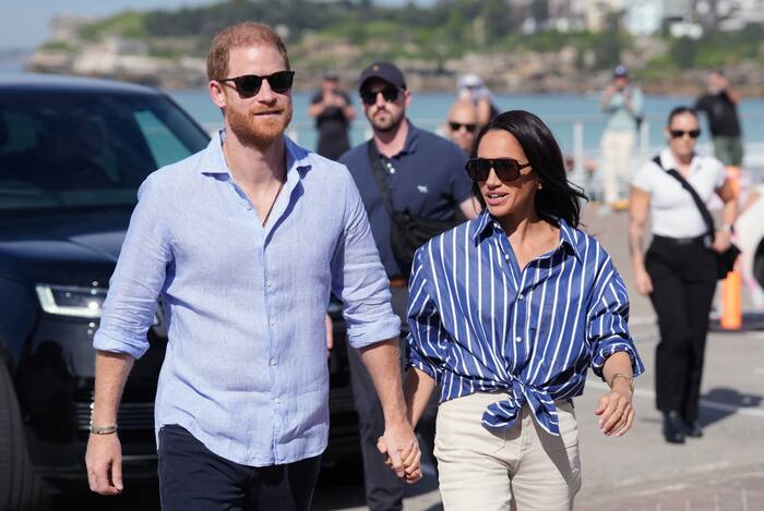 Prince Harry and Meghan make first joint UK appearances