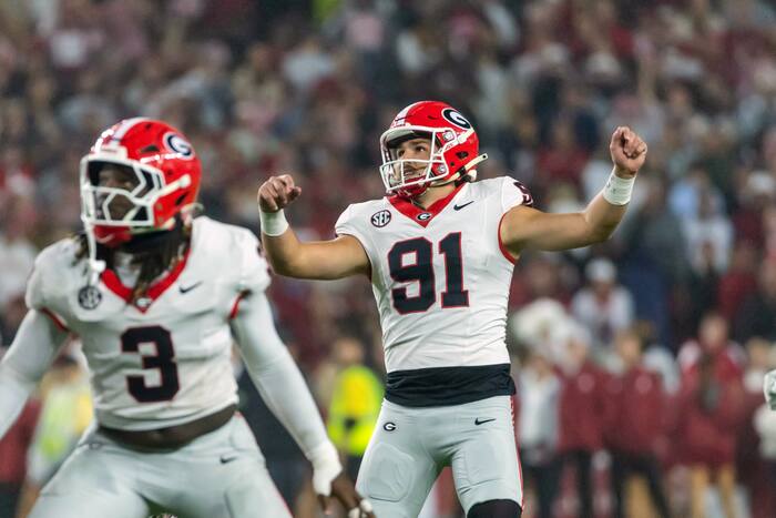 Georgia beats Alabama 20-17 in SEC college football clash