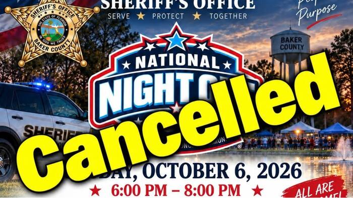 Local police agencies cancel National Night Out events due to weather