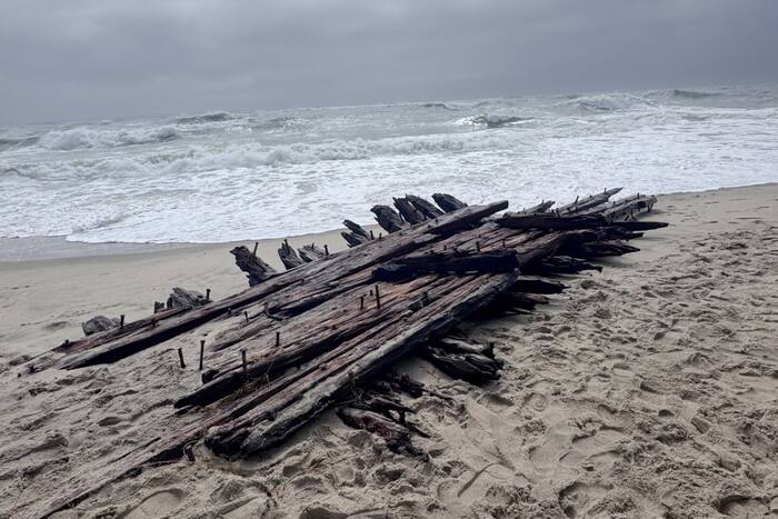 Maritime experts travel to Nantucket to investigate shipwreck remains exposed by nor’easter
