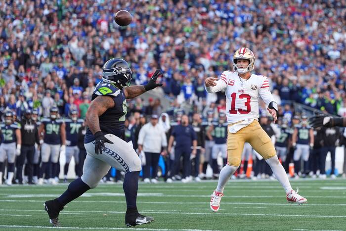 Purdy leads 49ers to late rally and 32-29 win over Seahawks