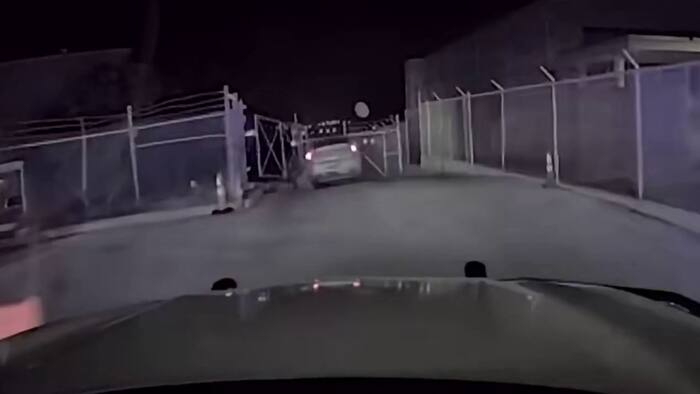 DPS dashcam video shows dramatic vehicle pursuit ending with crash through San Antonio airport fence
