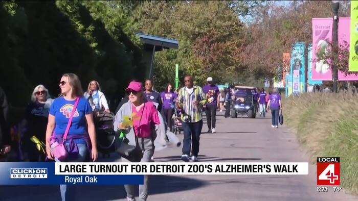 Thousands unite at Detroit Zoo for Walk to End Alzheimer’s