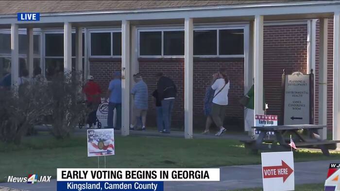 Early voting begins in Georgia's 2026 midterm elections