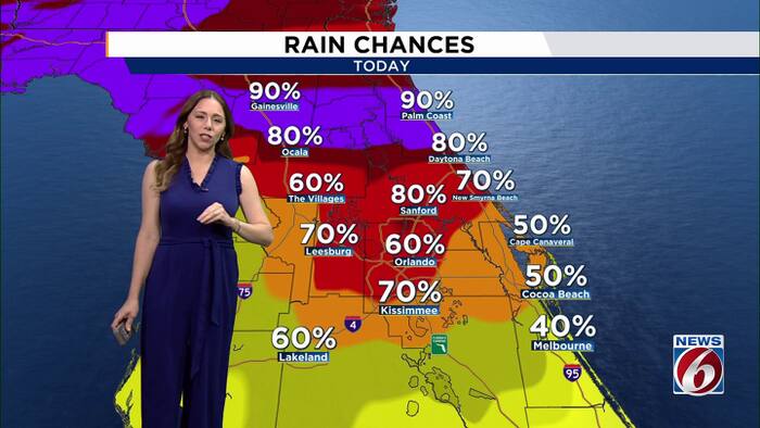 Rainy week ahead: Flooding threat increases Tuesday and Wednesday in Central Florida