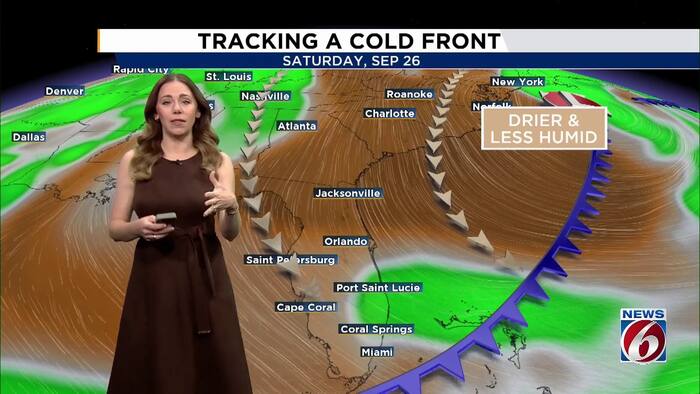 Storm chances fade as fall-like air arrives this weekend. Here’s the latest