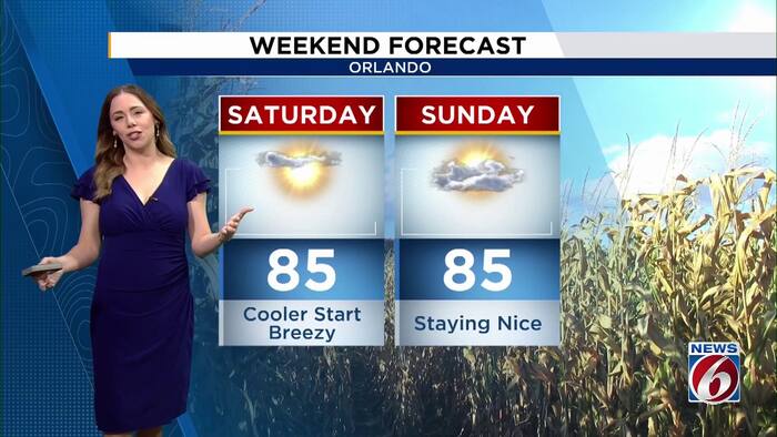 Storms ahead as cold front brings pleasant weather to Central Florida this weekend