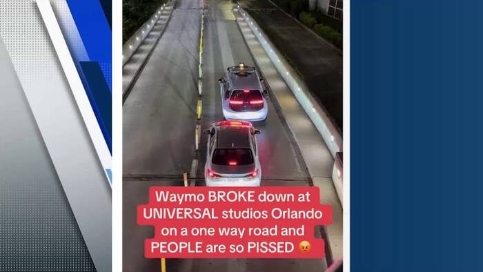 Waymo Expands in Orlando as Viral Video Shows Car Stopped
