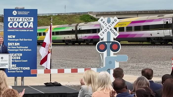 Brightline’s Cocoa Station still on schedule despite company’s recent bankruptcy filing
