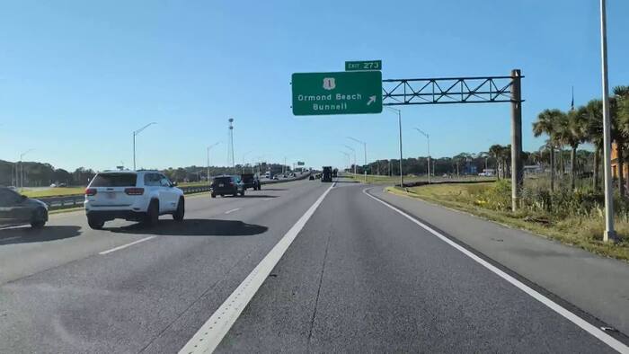 I-95 ramp from U.S. 1 in Ormond Beach to close overnight starting Nov. 1