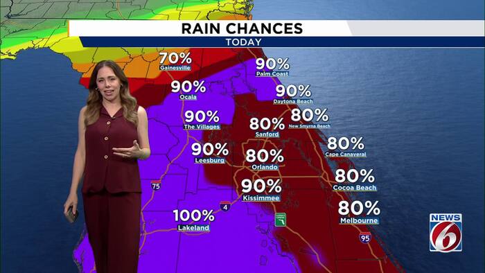 Rainy pattern continues as Isaias nears Florida this weekend