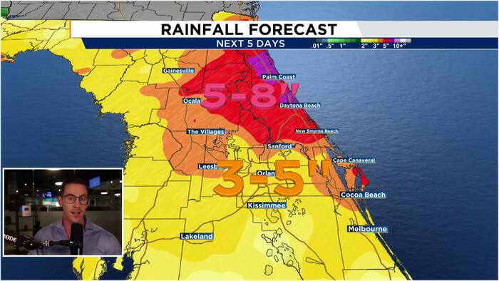 Rain chances continue to rise into the work week