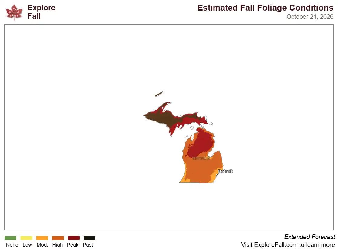 Michigan fall colors forecast: Here’s when fall foliage will peak in 2026