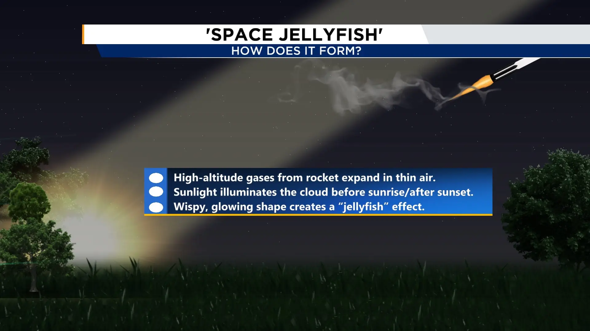 PIN IT: SpaceX launch creates “space jellyfish” effect in the sky. Here's the science behind it